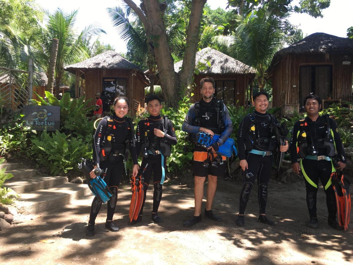 La Tortue Diving Resort Dauin Eksteriør billede